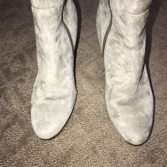 COLE HAAN Nicole Air Tall Boot Gray Suede Size 8 - Picture 5 of 8